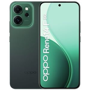 Oppo Reno14 F 5G, 16,7 cm (6.57"), 8 GB, 256 GB, 50 MP, Android 15, Vihreä Oppo Reno14 F 5G, 16,7 cm (6.57"), 8 GB, 256 GB, 50 MP, Android 15, Vihreä