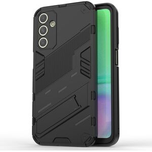 Iskunkestävä hybridisuoja modernilla kosketuksella Samsung Galaxy A15 - Musta Iskunkestävä hybridisuoja modernilla kosketuksella Samsung Galaxy A15 - Musta