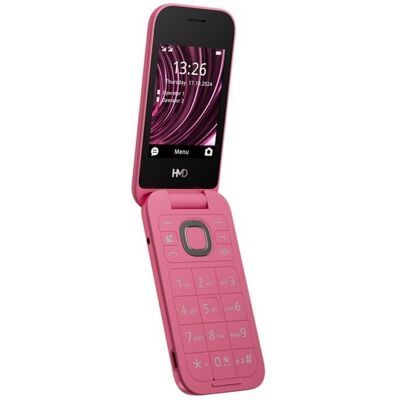 Nokia HMD 2660 Flip - 4G-ominaisuuspuhelin - kaksois-SIM - RAM 64 Mt / Sisäinen muisti 128 Mt - microSD-paikka - takakamera 0,3 MP - punainen Nokia HMD 2660 Flip - 4G-ominaisuuspuhelin - kaksois-SIM - RAM 64 Mt / Sisäinen muisti 128 Mt - microSD-paikka - takakamera 0,3 MP - punainen