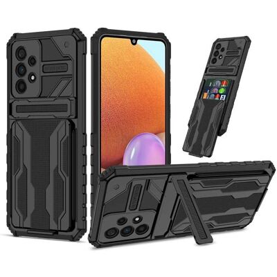 Samsung A13 4G Stöttåligt Skal Kickstand & Kortfack ThinArmor V3 Samsung A13 4G Stöttåligt Skal Kickstand & Kortfack ThinArmor V3