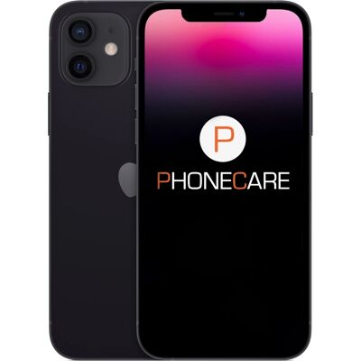 Apple Begagnad iPhone 12 64GB Svart - Mycket bra skick Apple Begagnad iPhone 12 64GB Svart - Mycket bra skick