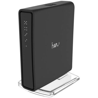 MikroTik hAP ac² - Trådløs-reititin - 4-porttinen kytkin - GigE - 802.11a/b/g/n/ac - Kaksikaistaisuus MikroTik hAP ac² - Trådløs-reititin - 4-porttinen kytkin - GigE - 802.11a/b/g/n/ac - Kaksikaistaisuus