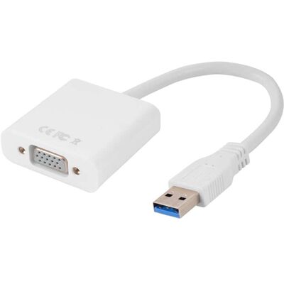 eStore USB 3.0 to VGA - Valkoinen eStore USB 3.0 to VGA - Valkoinen