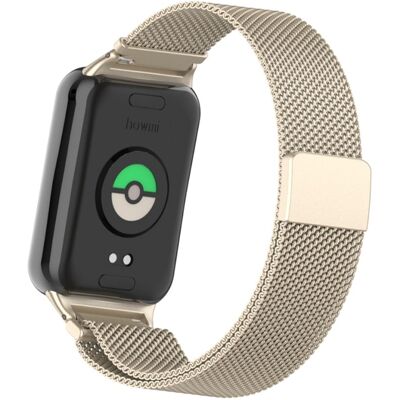 Xiaomi Smart Band 8 Pro magneettinauha ruostumattomasta teräksestä Milanolainen kellonhihna liittimellä - Starlight Xiaomi Smart Band 8 Pro magneettinauha ruostumattomasta teräksestä Milanolainen kellonhihna liittimellä - Starlight