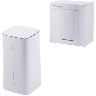 Modeemi - Brovi - HUAWEI 5G CPE 5 H155-381 REITTIJÄRJESTELMÄ - WiFi 6 - 128 käyttäjää - 3,6 Gbit/s Modeemi - Brovi - HUAWEI 5G CPE 5 H155-381 REITTIJÄRJESTELMÄ - WiFi 6 - 128 käyttäjää - 3,6 Gbit/s