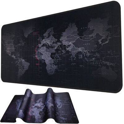 Hiirimatto Maailmankartta - 80x30 cm - Pelaaminen Hiirimatto Maailmankartta - 80x30 cm - Pelaaminen