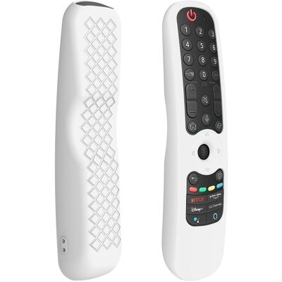 LG Magic Remote 2021 MR21 silikonisuojus - Valkoinen LG Magic Remote 2021 MR21 silikonisuojus - Valkoinen