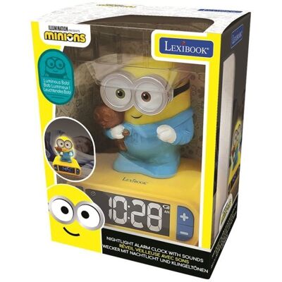 The Minions Night Light Alarm Clock with Sounds The Minions Night Light Alarm Clock with Sounds