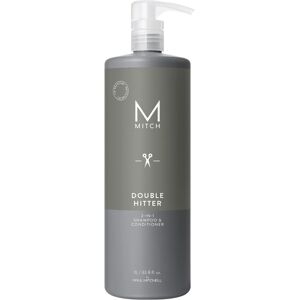 Paul Mitchell Double Hitter 2-in-1 Shampoo & Hoitoaine - 1000 ml Paul Mitchell Double Hitter 2-in-1 Shampoo & Hoitoaine - 1000 ml