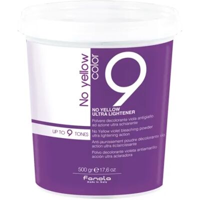 Fanola Merkki No Yellow 9 Sävy Vaalennusjauhe - 500g Fanola Merkki No Yellow 9 Sävy Vaalennusjauhe - 500g