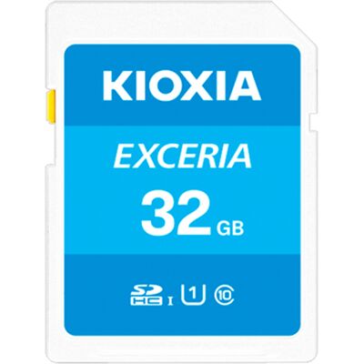 Kioxia Exceria 32GB SDHC - Muistikortti Full HD-videoon ja valokuvaukseen Kioxia Exceria 32GB SDHC - Muistikortti Full HD-videoon ja valokuvaukseen