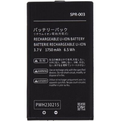 MTK Akku Nintendo 3DS LL/XL - 1750mAh - Musta - Akku MTK Akku Nintendo 3DS LL/XL - 1750mAh - Musta - Akku