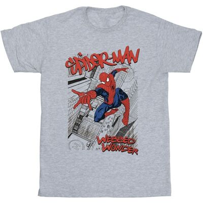 Marvel Girls Spider-Man Sketch City puuvillainen T-paita Marvel Girls Spider-Man Sketch City puuvillainen T-paita