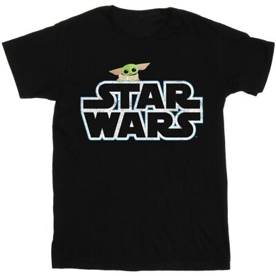 Star Wars Girls The Mandalorian The Child -logo puuvillainen T-paita Star Wars Girls The Mandalorian The Child -logo puuvillainen T-paita