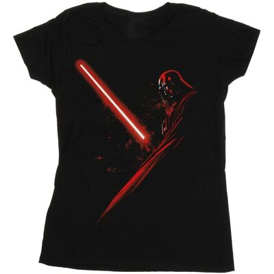Star Wars Naisten Darth Vader Valosapeli Puuvilla T-paita Star Wars Naisten Darth Vader Valosapeli Puuvilla T-paita
