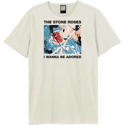 Amplified Unisex Aikuisten I Wanna Be Adored The Stone Roses T-paita Amplified Unisex Aikuisten I Wanna Be Adored The Stone Roses T-paita