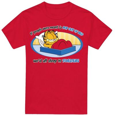 Garfield Miesten Pop Out Of Bed T-paita Garfield Miesten Pop Out Of Bed T-paita