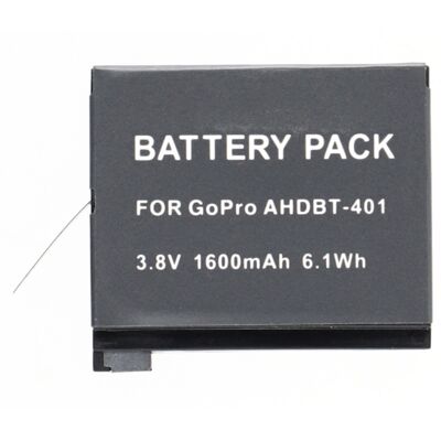 GoPro Hero 4 -kameran akku 3.8.0V 1600mAh AHDBT-401 vaihtoakku GoPro Hero 4 -kameran akku 3.8.0V 1600mAh AHDBT-401 vaihtoakku