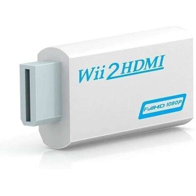 Otego Wii HDMI-adapteri - Full-HD 1080p - Valkoinen Otego Wii HDMI-adapteri - Full-HD 1080p - Valkoinen