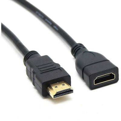 Nördic HDMI jatkojohto - 1m, musta, 4K, 30Hz - HDMI jatkojohto Nördic HDMI jatkojohto - 1m, musta, 4K, 30Hz - HDMI jatkojohto