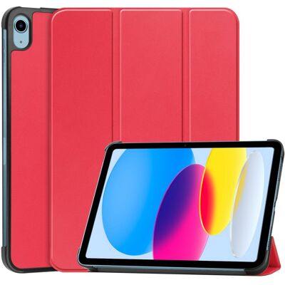 Apple SKALO iPad 10.9 (2022) Trifold Suojakotelo - Punainen Apple SKALO iPad 10.9 (2022) Trifold Suojakotelo - Punainen