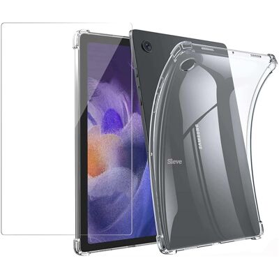 Samsung Galaxy Tab A9 Kuori Kirkas TPU + Reunahiomattu Samsung Galaxy Tab A9 Kuori Kirkas TPU + Reunahiomattu