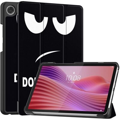 Lenovo Tab One kolminkertainen jalustan kansi - Don't Touch Me Lenovo Tab One kolminkertainen jalustan kansi - Don't Touch Me