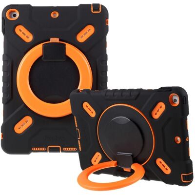 MTK PEPKOO iPad 10.2 2021/2020/2019 Äärimmäinen Panssari - Musta/Oranssi MTK PEPKOO iPad 10.2 2021/2020/2019 Äärimmäinen Panssari - Musta/Oranssi