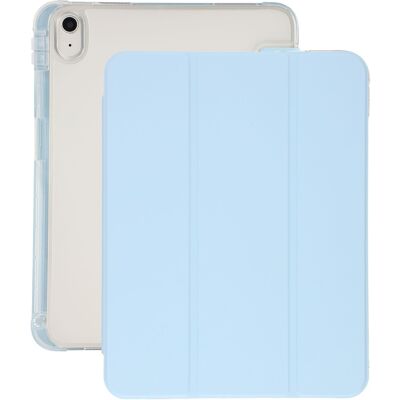 Apple SKALO iPad 11" (2025) Trifold Läpinäkyvä Takaosa Kotelo - Sininen Apple SKALO iPad 11" (2025) Trifold Läpinäkyvä Takaosa Kotelo - Sininen