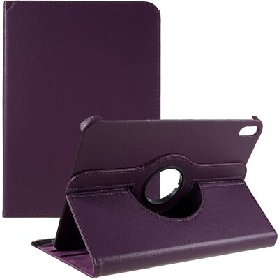 Apple SKALO iPad 10.9 (2022) 360 Litchi Kotelo - Violetti Apple SKALO iPad 10.9 (2022) 360 Litchi Kotelo - Violetti