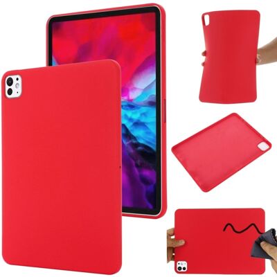 Apple iPad Pro 11 (2024) Kotelo Nestemäinen silikoni naarmuuntumaton tabletin suojus - Punainen Apple iPad Pro 11 (2024) Kotelo Nestemäinen silikoni naarmuuntumaton tabletin suojus - Punainen