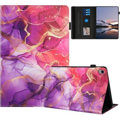 Apple iPad 10.9 (2022) Kotelo Kuviollinen nahkainen tabletin suojus automaattisella uni- / herätyskäytöllä, kortinpidike - Vaaleanpunainen Kultainen Marmori Apple iPad 10.9 (2022) Kotelo Kuviollinen nahkainen tabletin suojus automaattisella uni- / herätyskäytöllä, kortinpidike - Vaaleanpunainen Kultainen Marmori
