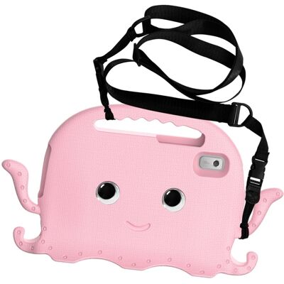 Lenovo Tab M9 EVA Asia Cartoon Octopus Hand Grip Tablet Cover olkahihnalla - Pinkki Lenovo Tab M9 EVA Asia Cartoon Octopus Hand Grip Tablet Cover olkahihnalla - Pinkki