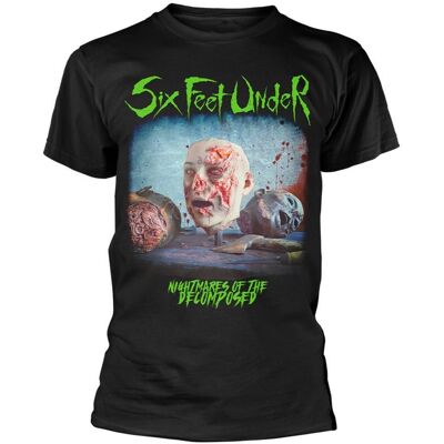 Six Feet Under Unisex Aikuisten Nightmares Of The Decomposed T-paita Six Feet Under Unisex Aikuisten Nightmares Of The Decomposed T-paita