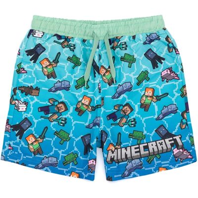 Minecraft Poikien Creeper Uimahousut Minecraft Poikien Creeper Uimahousut