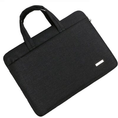 173 13-13.3 " Laptop Tote Bag Oxford kangas Notebook käsilaukku kestävä kantolaukku - Musta 173 13-13.3 " Laptop Tote Bag Oxford kangas Notebook käsilaukku kestävä kantolaukku - Musta