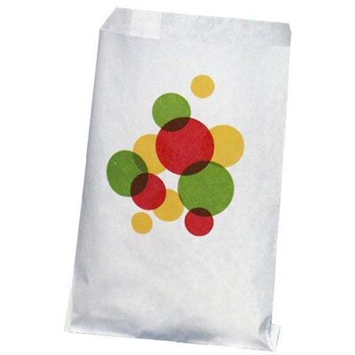 Valkoiset retro makeispussit - 100 kpl Valkoiset retro makeispussit - 100 kpl