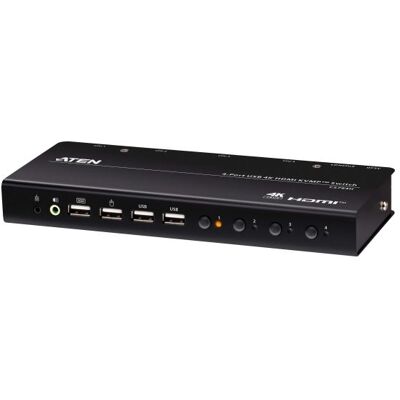Aten CS784H, 4096 x 2160 pikseliä, 4K Ultra HD, 1,73 W, musta Aten CS784H, 4096 x 2160 pikseliä, 4K Ultra HD, 1,73 W, musta