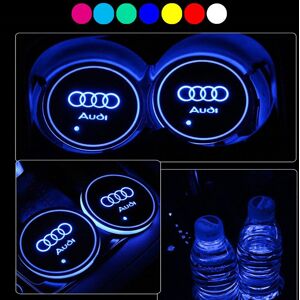 2X Audi-logo Johda pohjalevy mukin pidikkeeseen 2X Audi-logo Johda pohjalevy mukin pidikkeeseen
