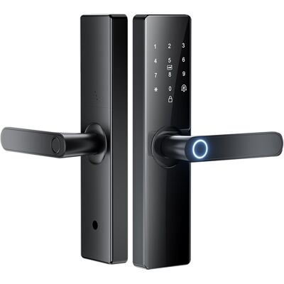Lukko Tuya Älykäs Elektroninen Ovenlukko Sormenjälki Salasanalla - 17 cm Lukkorunko Lukko Tuya Älykäs Elektroninen Ovenlukko Sormenjälki Salasanalla - 17 cm Lukkorunko
