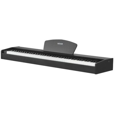 Digitaalinen piano, 88 täysin painotettua kosketinta, musta, sähköinen koskettimisto Digitaalinen piano, 88 täysin painotettua kosketinta, musta, sähköinen koskettimisto