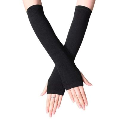 Awendela - Solid - Musta - 35 cm - Arm warmer Awendela - Solid - Musta - 35 cm - Arm warmer