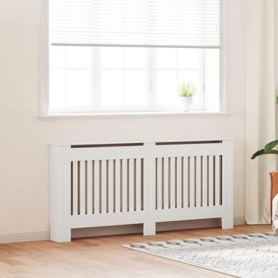 vidaXL Lämpöpatterin suoja tekninen puu 172 cm Valkoinen vidaXL Lämpöpatterin suoja tekninen puu 172 cm Valkoinen