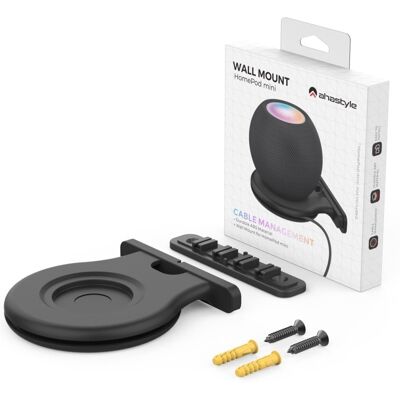 AHASTYLE Apple HomePod Minin seinäkiinnike - Musta AHASTYLE Apple HomePod Minin seinäkiinnike - Musta