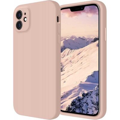 Apple iPhone 12 Mini kumitettu mattapinkki kuoren neste - vaaleanpunainen Apple iPhone 12 Mini kumitettu mattapinkki kuoren neste - vaaleanpunainen