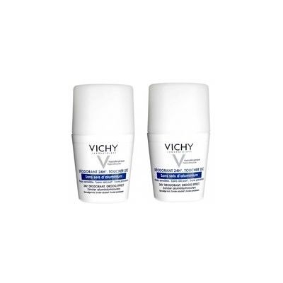 Vichy 24h Kuiva Kosketus Herkkä Iho Deodorantti 2x50ml Vichy 24h Kuiva Kosketus Herkkä Iho Deodorantti 2x50ml