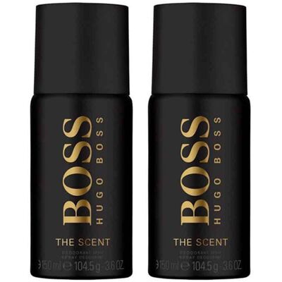 Hugo Boss The Scent Deo Spray - 2-pack, Musta Hugo Boss The Scent Deo Spray - 2-pack, Musta