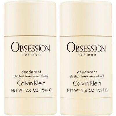 Calvin Klein Obsession Miehet Deostick - 75ml - 2-pack Calvin Klein Obsession Miehet Deostick - 75ml - 2-pack