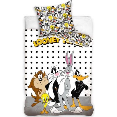 Looney Tunes vuodevaatteet 150 x 210 cm - 100 prosenttia puuvillaa Looney Tunes vuodevaatteet 150 x 210 cm - 100 prosenttia puuvillaa