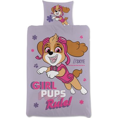Paw Patrol Pussilakanasetti Junior Skye 120x160cm Paw Patrol Pussilakanasetti Junior Skye 120x160cm